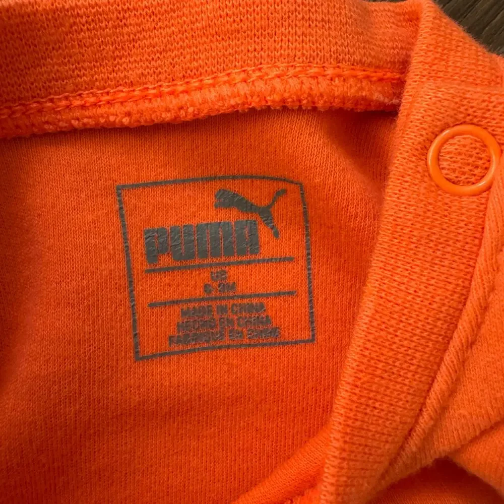 Puma Onesies, Long Sleeve & Short (2 included)